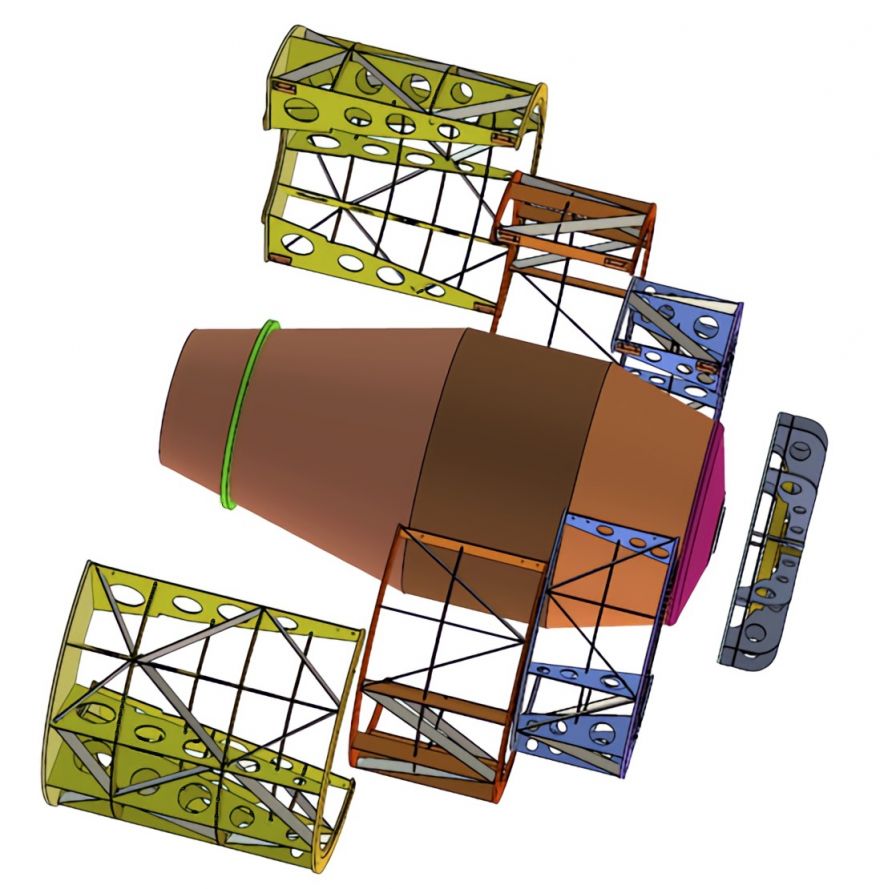 封頭胎膜、前錐胎膜、中節(jié)胎膜、后錐胎膜